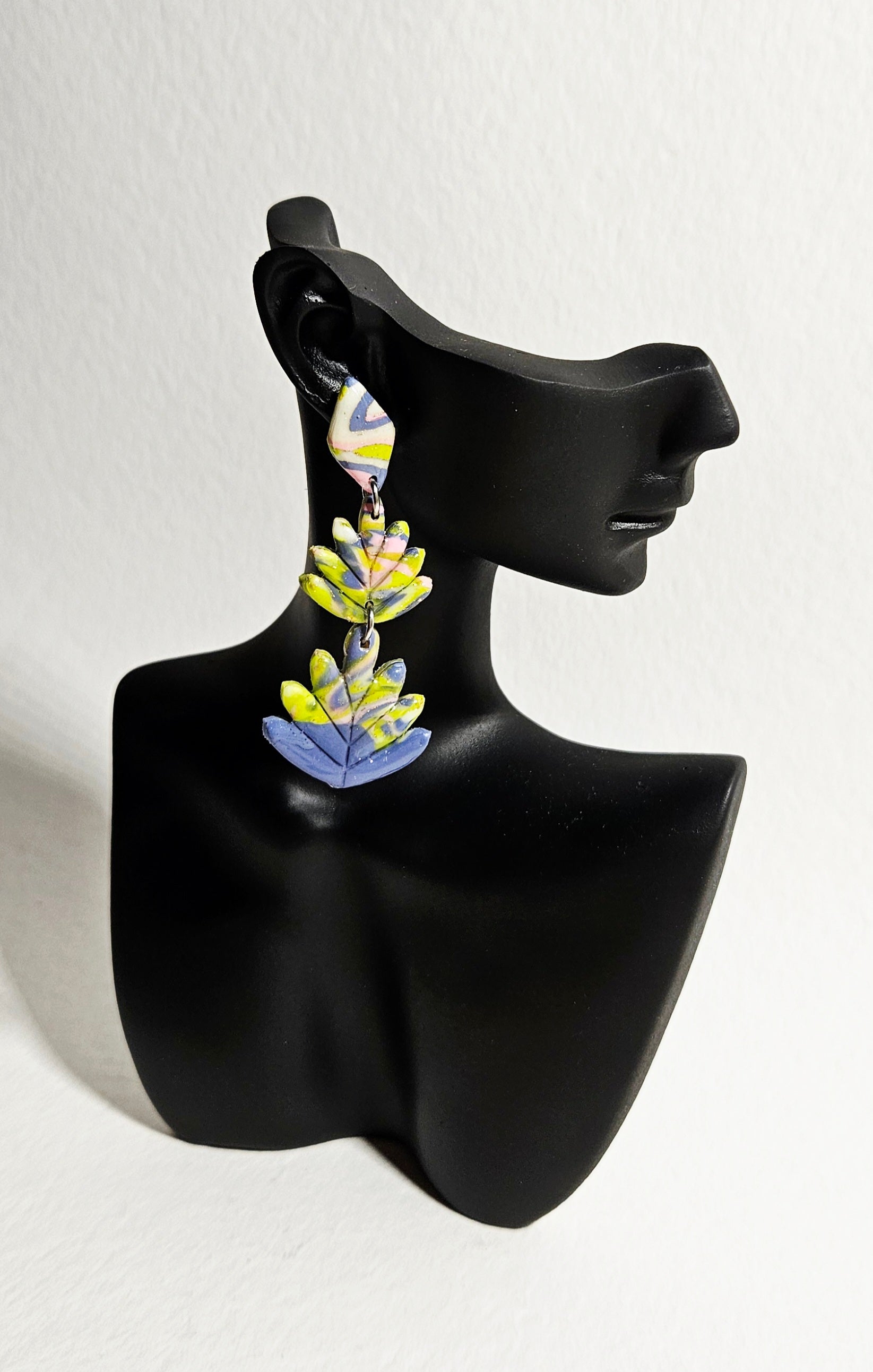 Fleur marbre multicolore