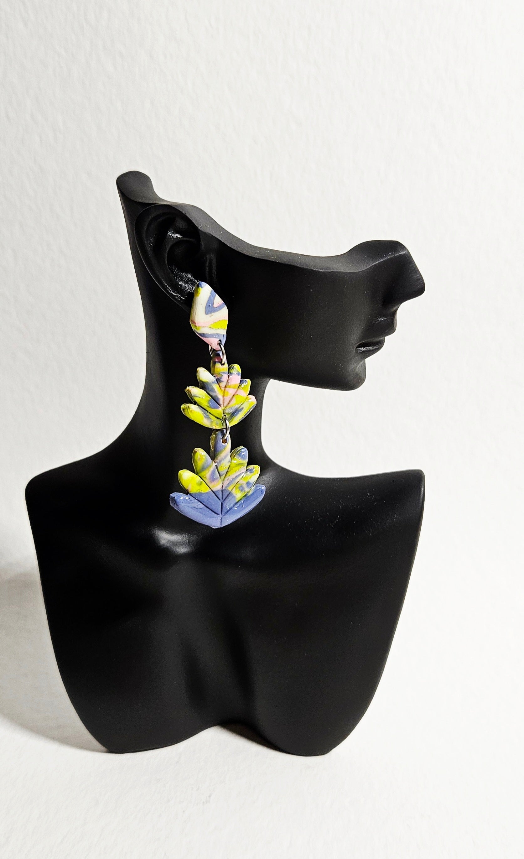 Fleur marbre multicolore