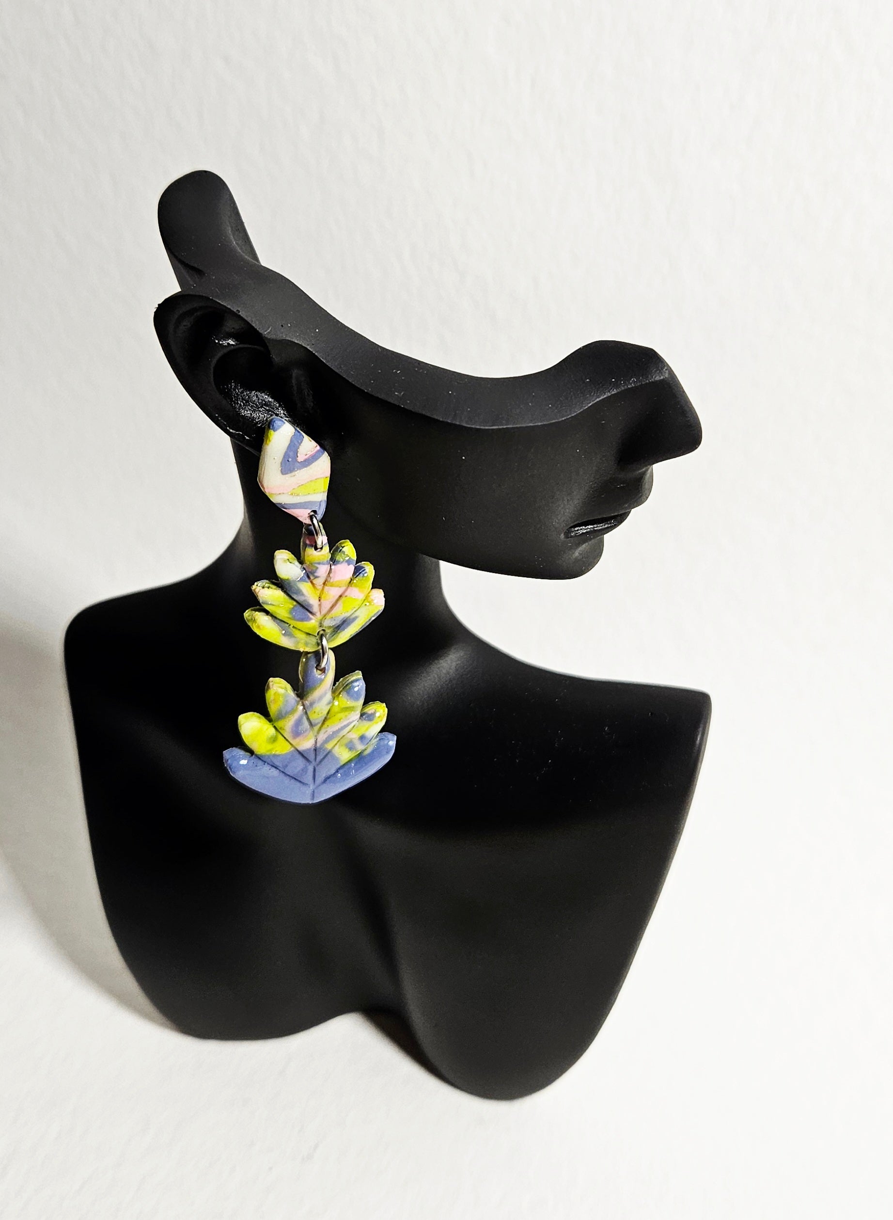 Fleur marbre multicolore