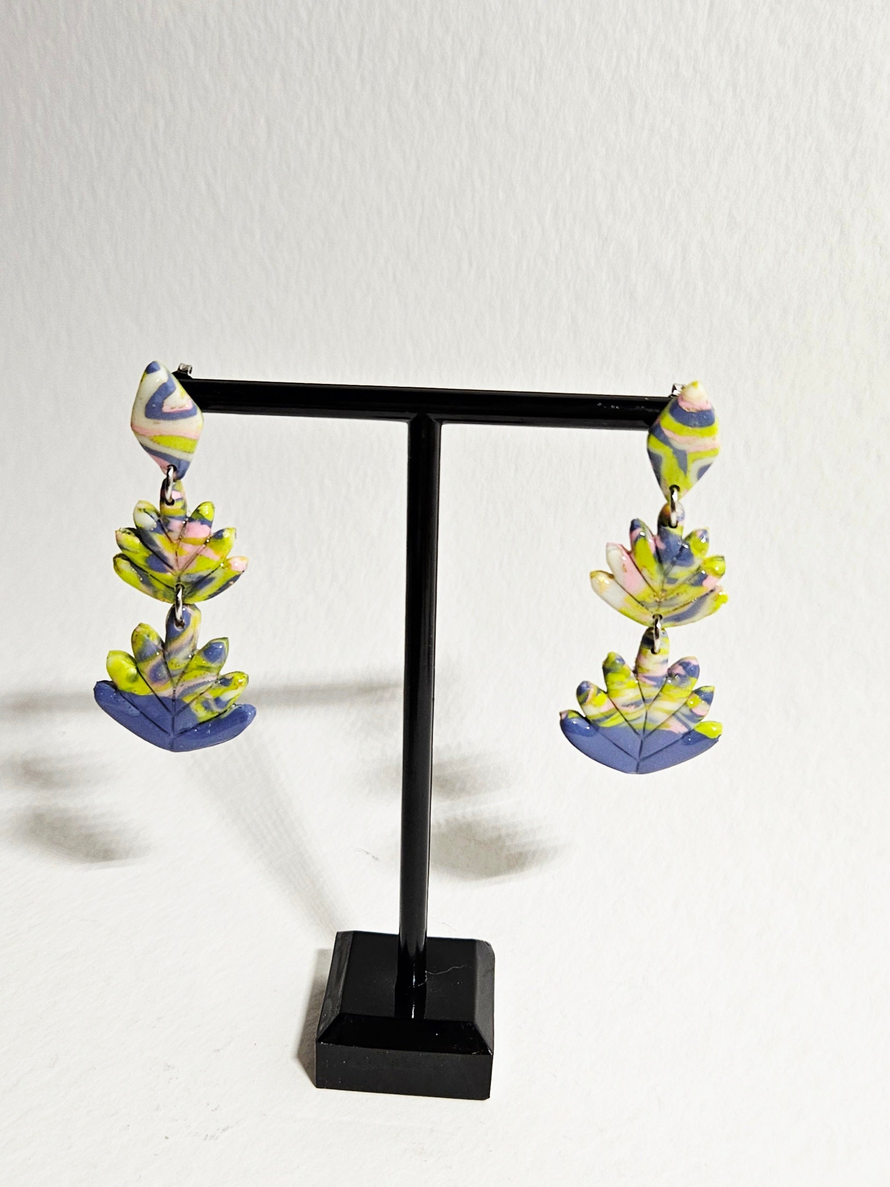 Fleur marbre multicolore